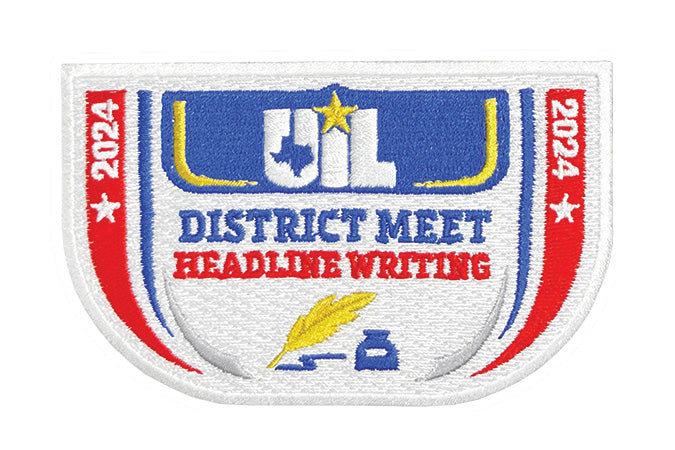 2026, 2025 and 2024 UIL Academic Patches - Events E thru M