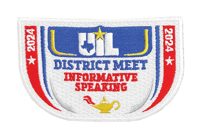 2026, 2025 and 2024 UIL Academic Patches - Events E thru M