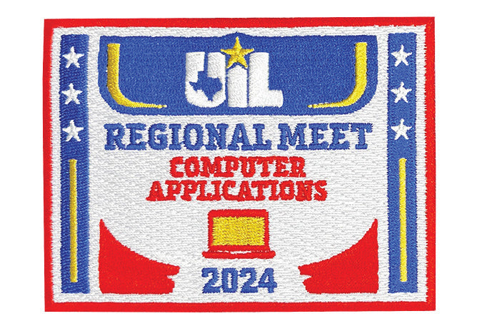 2026, 2025 and 2024 UIL Academic Patches - Events A thru C