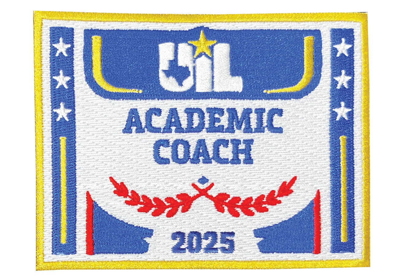 2026, 2025 and 2024 UIL Academic Coach Coordinator Patches