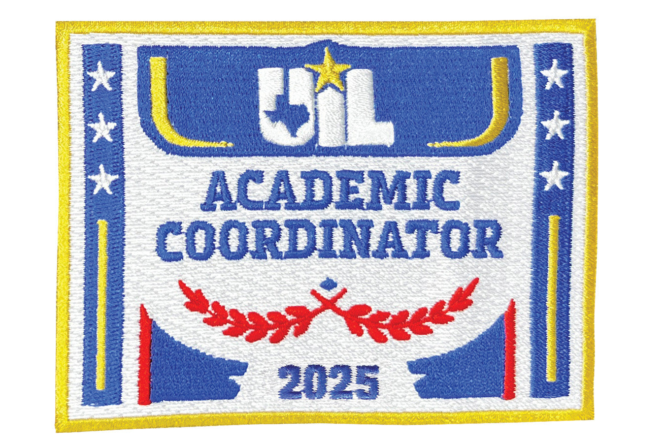 2026, 2025 and 2024 UIL Academic Coach Coordinator Patches