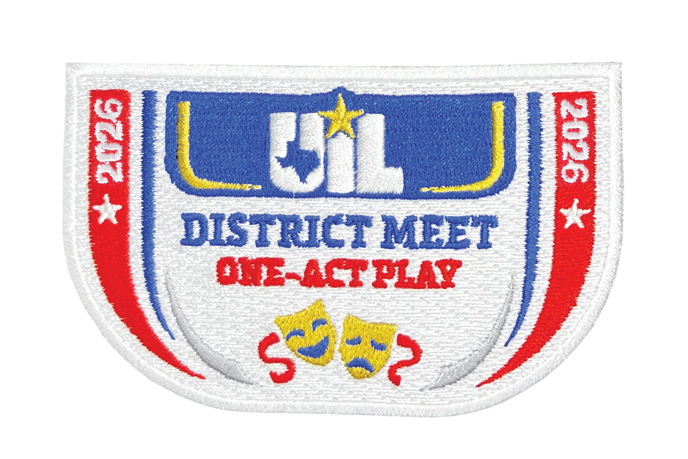2026, 2025 and 2024 UIL One Act Play Patches
