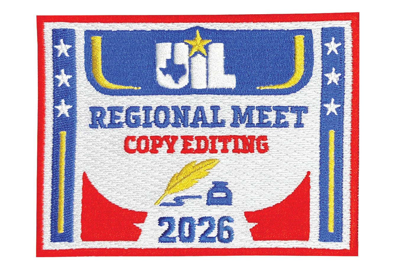 2026, 2025 and 2024 UIL Academic Patches - Events A thru C