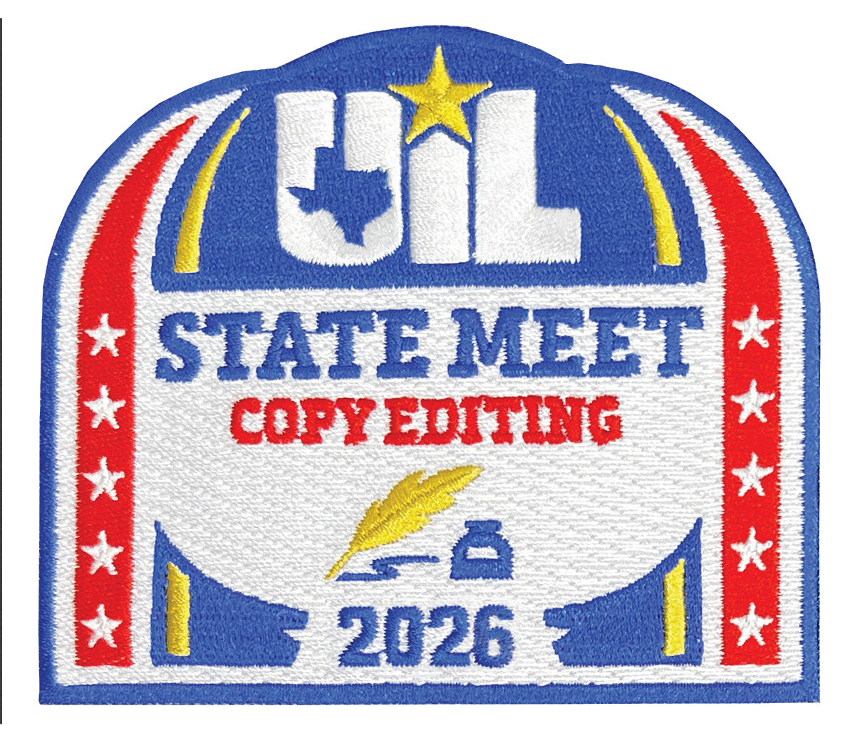 2026, 2025 and 2024 UIL Academic Patches - Events A thru C