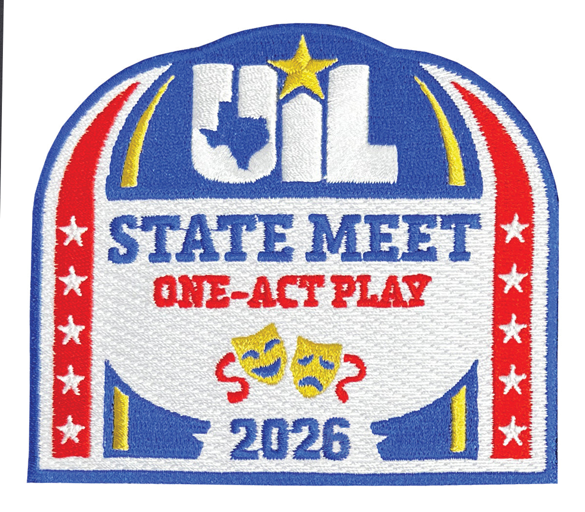 2026, 2025 and 2024 UIL One Act Play Patches