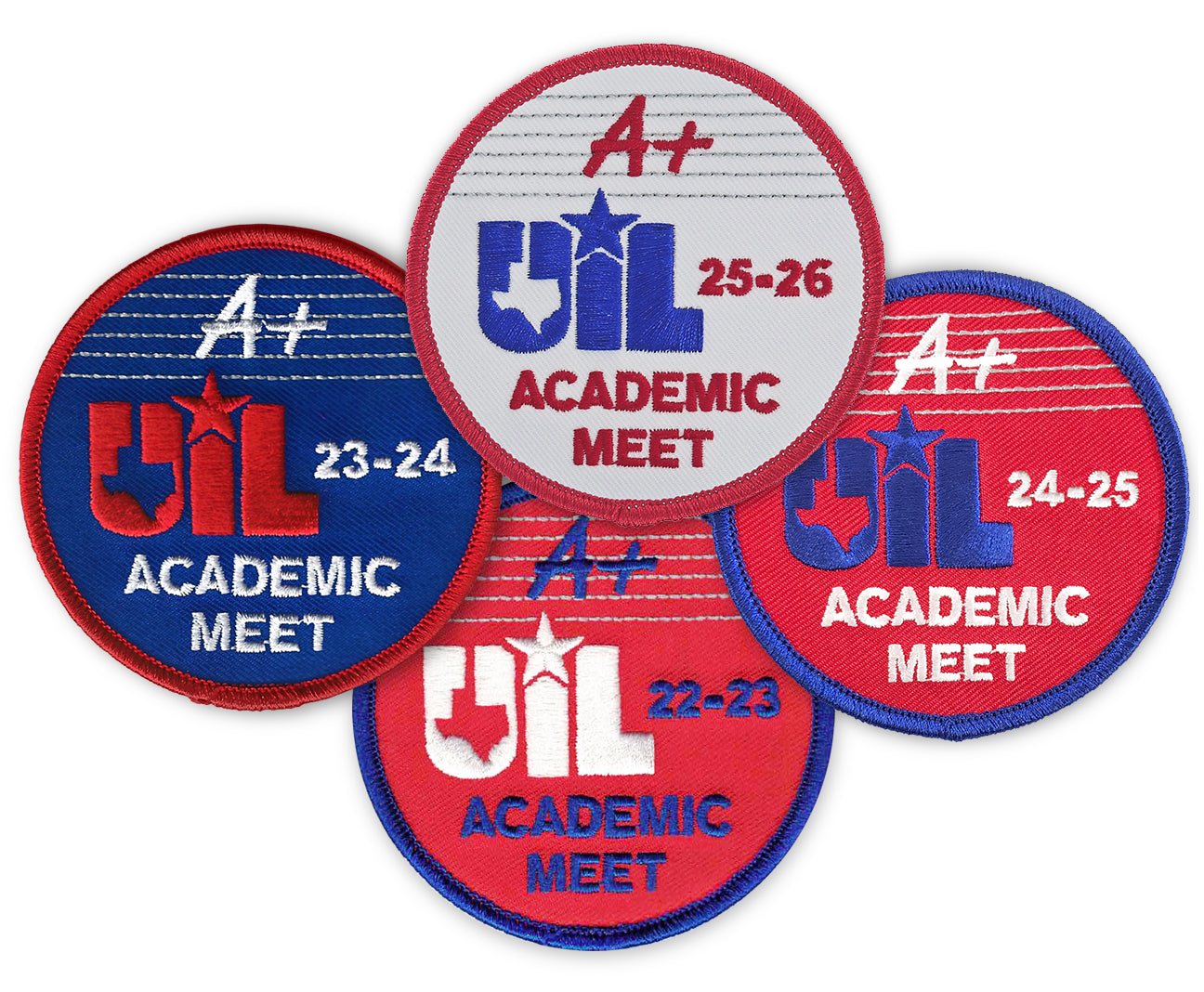 UIL A+ Academic Meet Patches