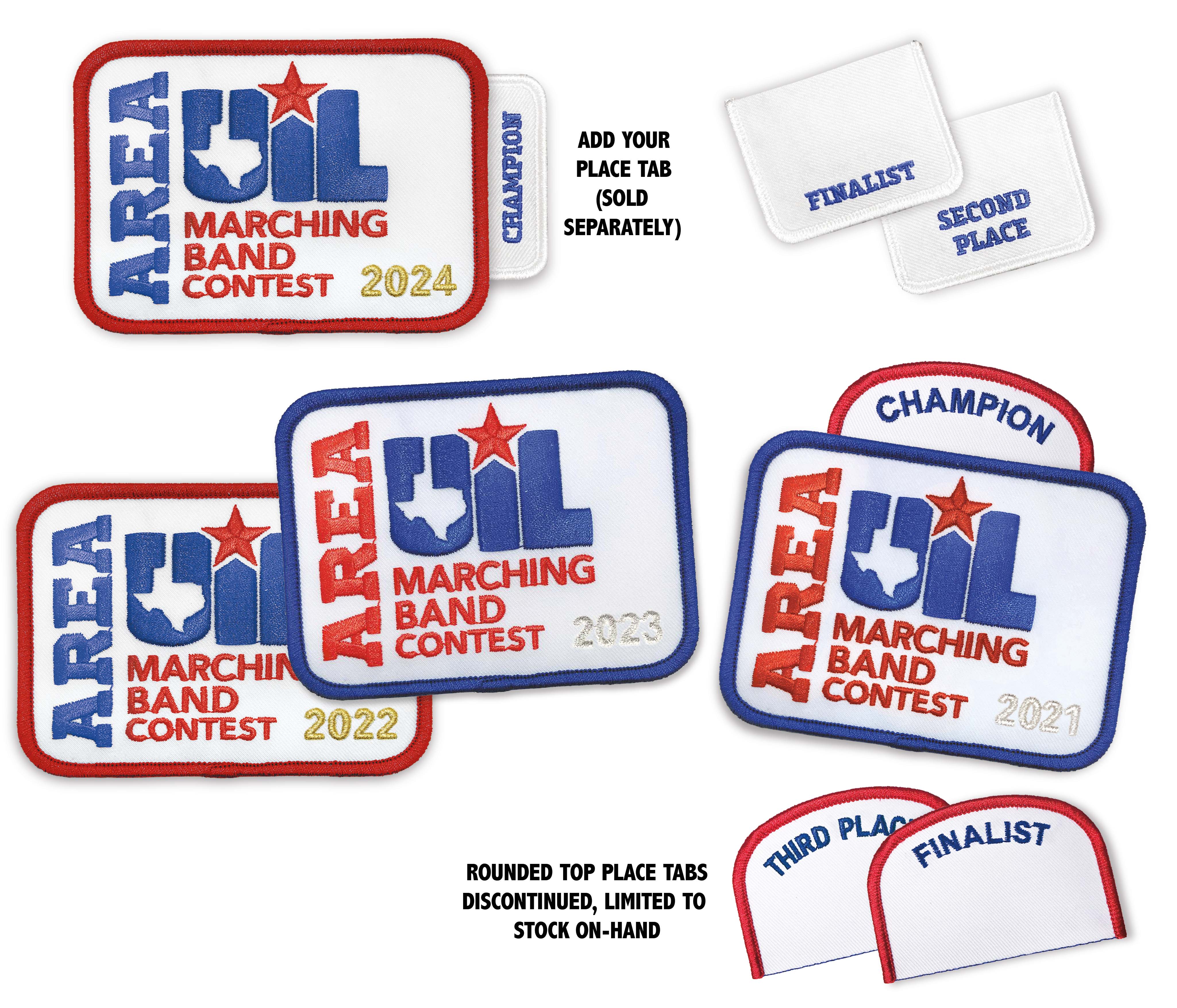 UIL Area Marching Contest - Patches | Southwest Emblem
