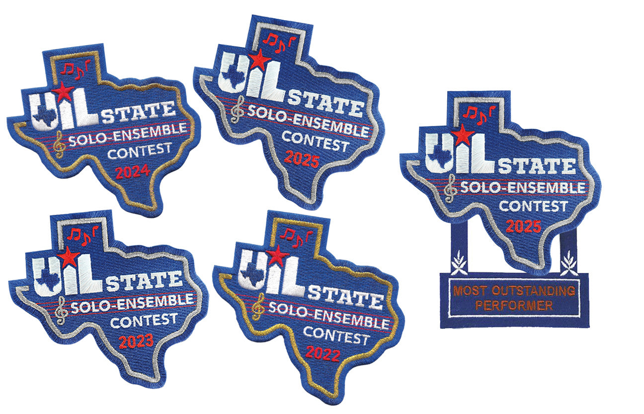 UIL Texas State Solo-Ensemble Contest Patch & Attachment