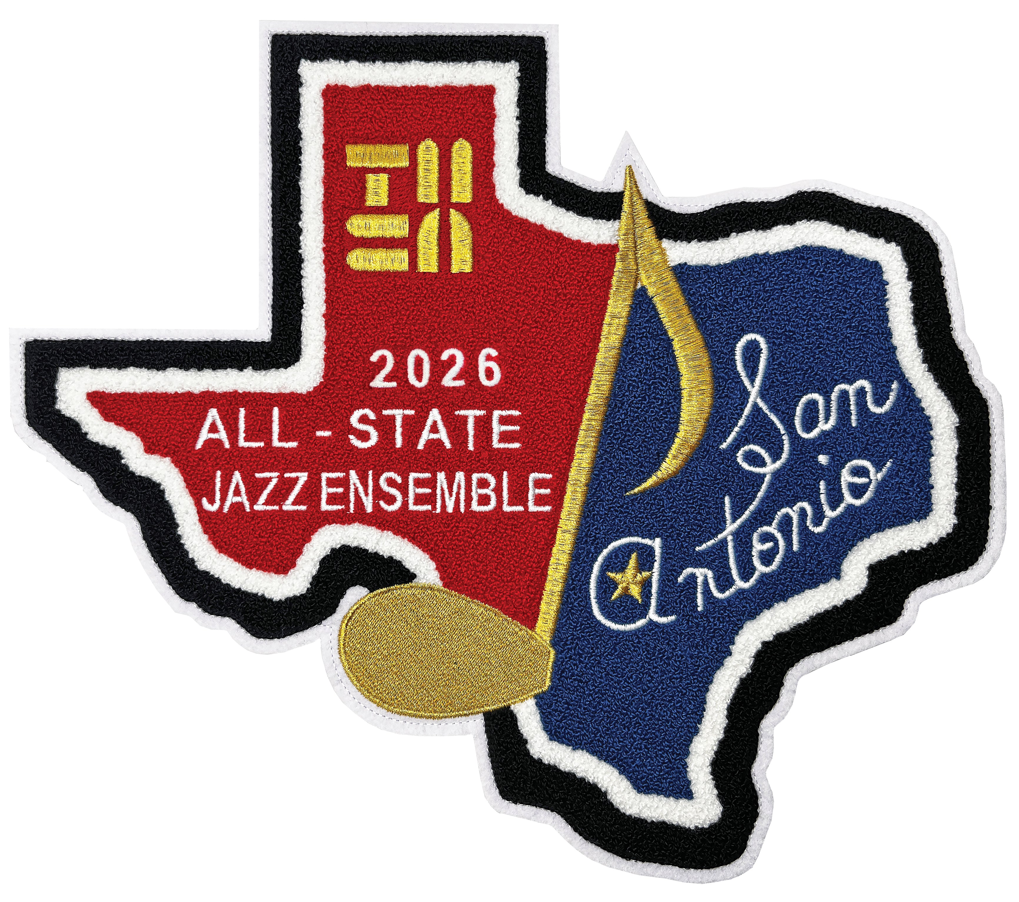 2026 TMEA All-State Patches (Chenille and Embroidered )