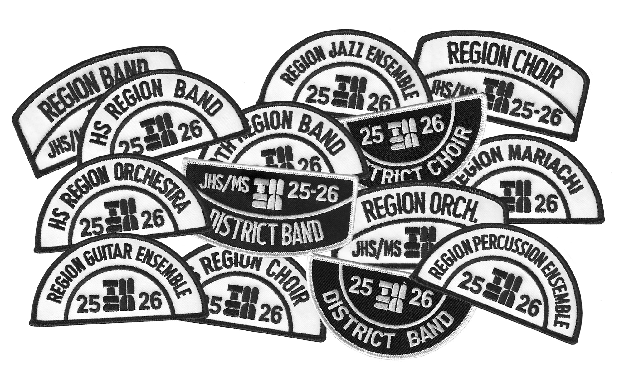TMEA ALL-DISTRICT ALL-REGION Patches