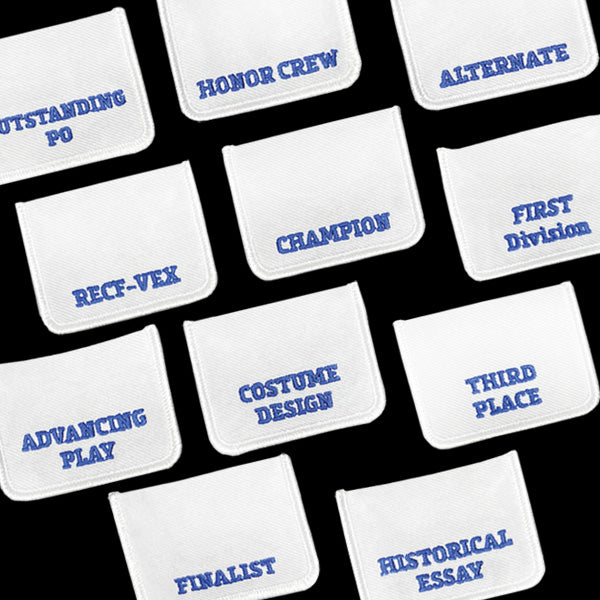 Place Tabs and Significant Recognition Tabs for UIL Patches - starting in 2024