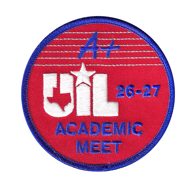 UIL A+ Academic Meet Patches