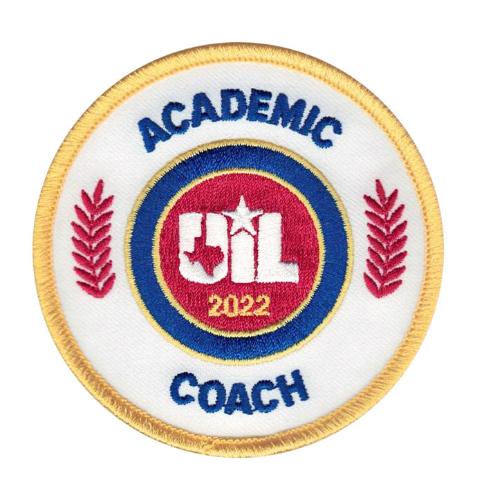 2023 and 2022 UIL Academic Coach Coordinator Patches