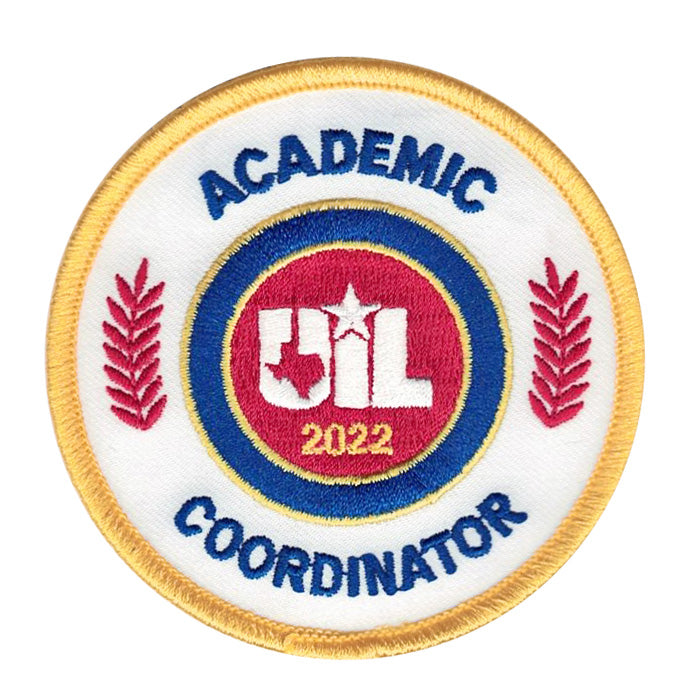 2023 and 2022 UIL Academic Coach Coordinator Patches
