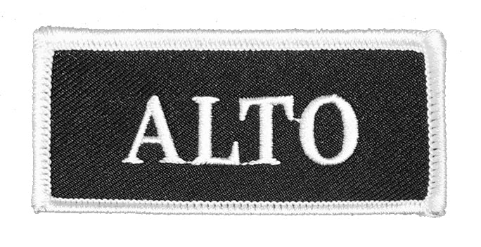 Voices, Leaders - Black Rectangle Patches