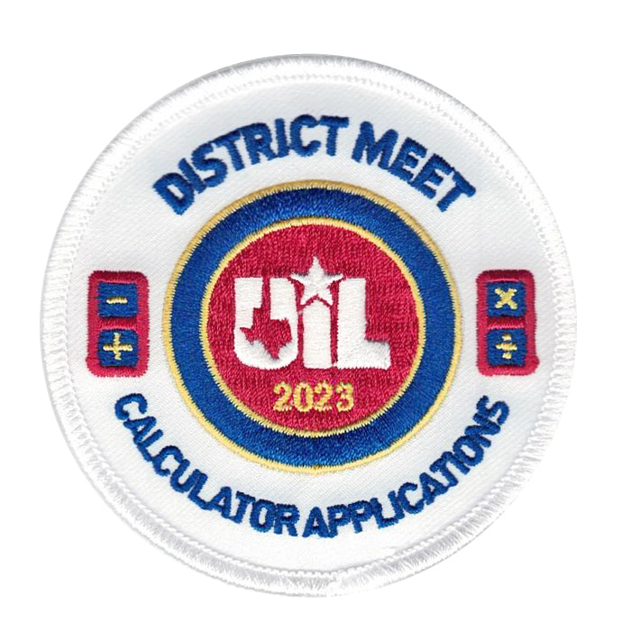 2023 and 2022 UIL Academic Patches - Events A thru C