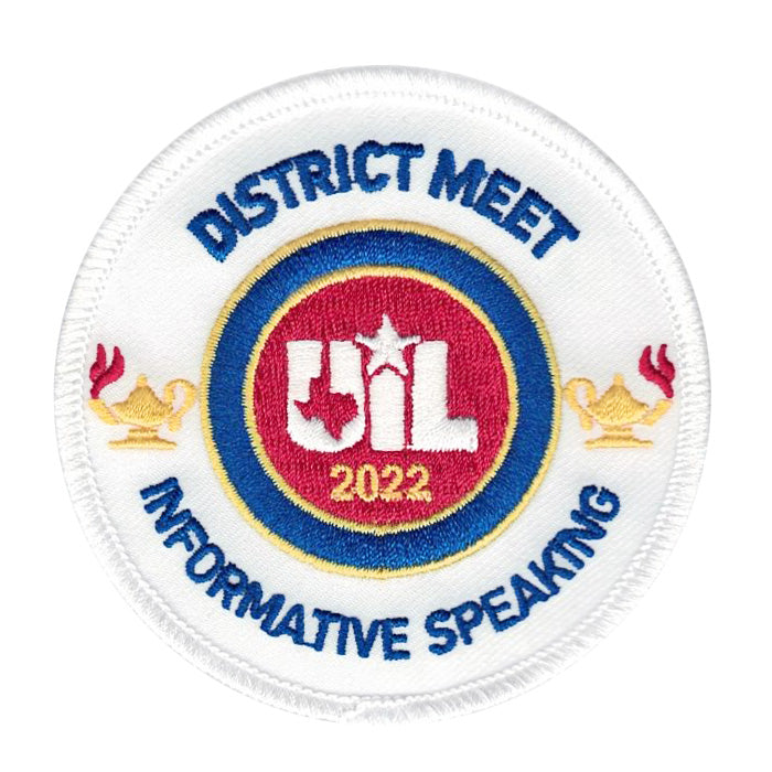 2023 and 2022 UIL Academic Patches - Events E thru M