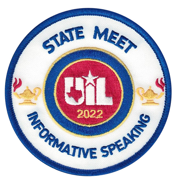 2023 and 2022 UIL Academic Patches - Events E thru M