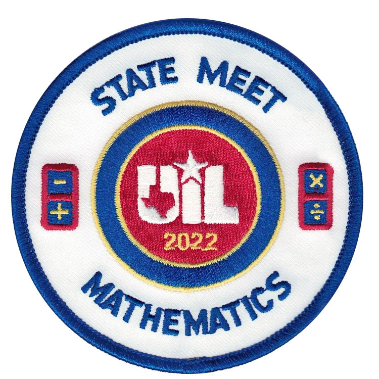 2023 and 2022 UIL Academic Patches - Events E thru M
