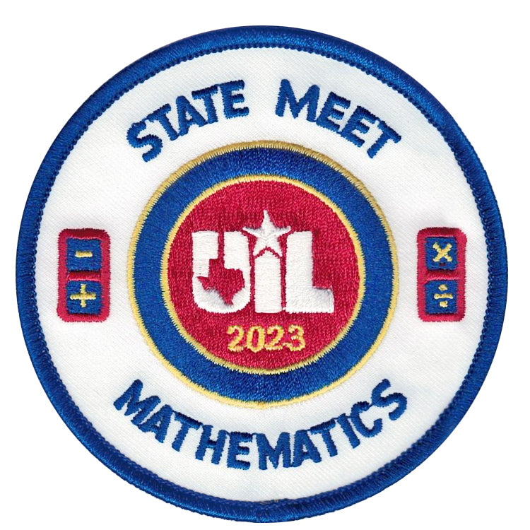 2023 and 2022 UIL Academic Patches - Events E thru M