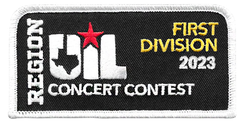 UIL Region Concert & Sight Reading Patches