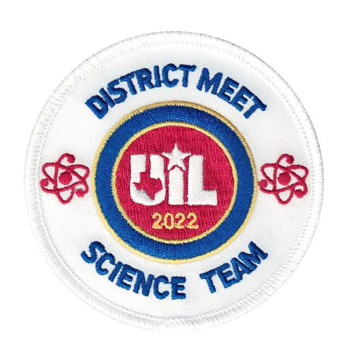 2023 and 2022 UIL Academic Patches - Events N thru Science Team