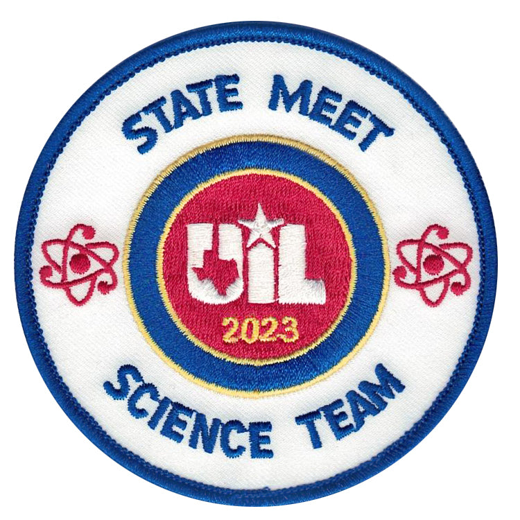 2023 and 2022 UIL Academic Patches - Events N thru Science Team