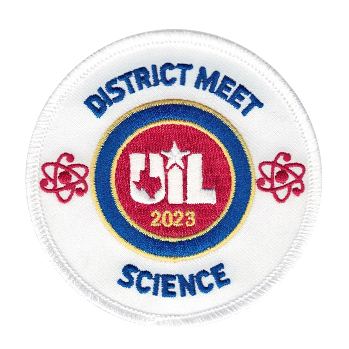 2023 and 2022 UIL Academic Patches - Events N thru Science Team