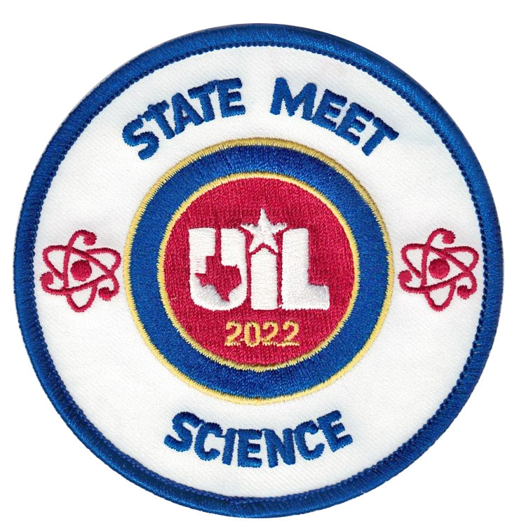 2023 and 2022 UIL Academic Patches - Events N thru Science Team