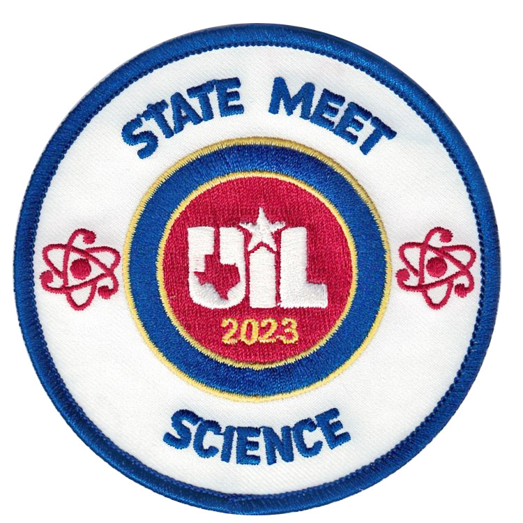 2023 and 2022 UIL Academic Patches - Events N thru Science Team