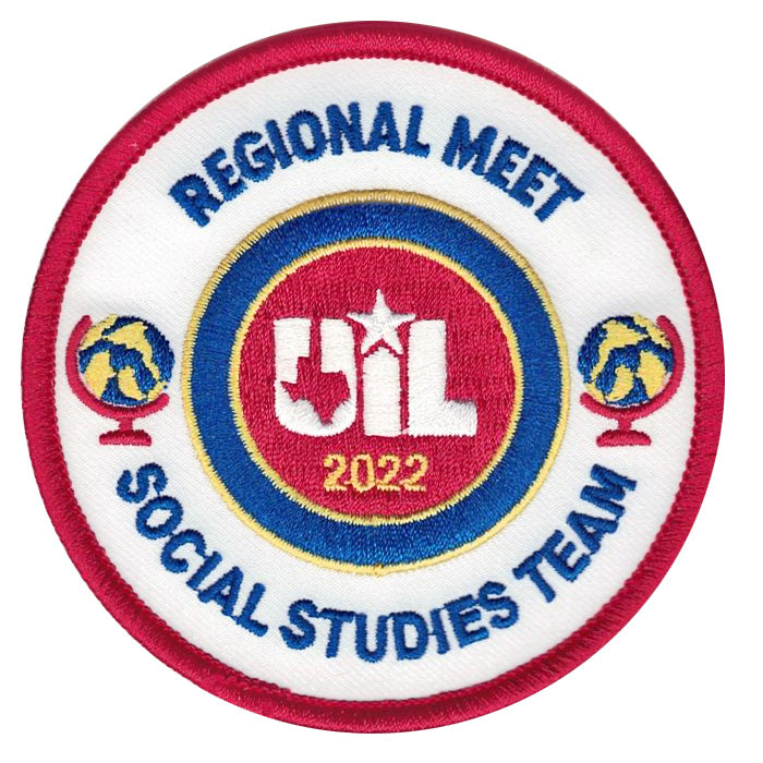 2023 and 2022 UIL Academic Patches - Events Social Studies thru Team Championship
