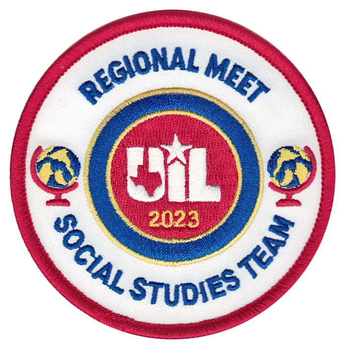 2023 and 2022 UIL Academic Patches - Events Social Studies thru Team Championship