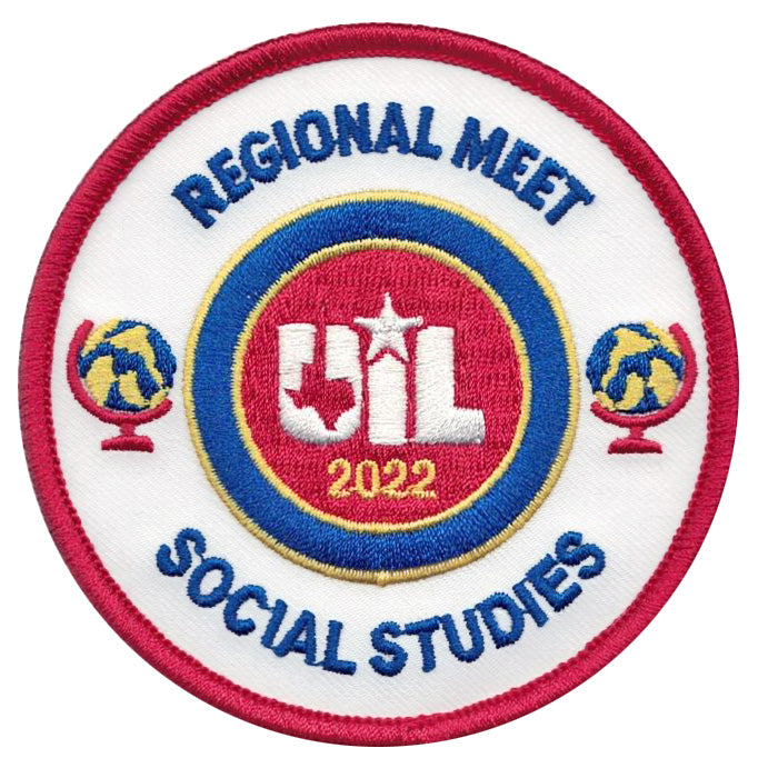 2023 and 2022 UIL Academic Patches - Events Social Studies thru Team Championship