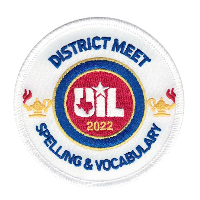 2023 and 2022 UIL Academic Patches - Events Social Studies thru Team Championship