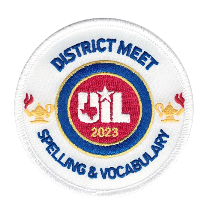 2023 and 2022 UIL Academic Patches - Events Social Studies thru Team Championship
