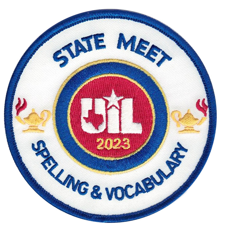 2023 and 2022 UIL Academic Patches - Events Social Studies thru Team Championship