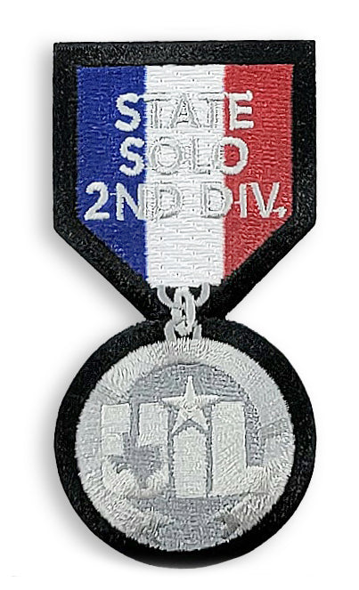 Patches Representing Regional & State Medals