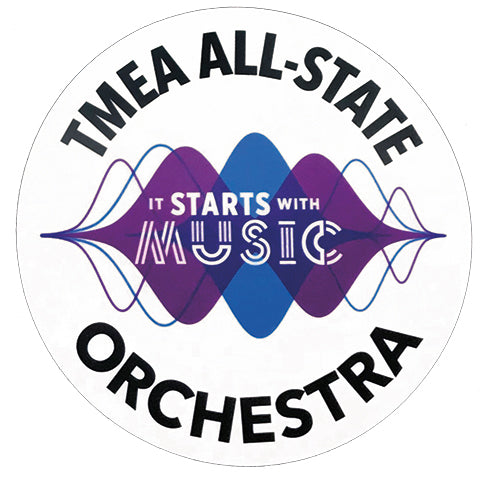 TMEA All-State "IT STARTS WITH MUSIC" Decals