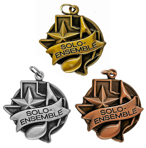 New Texas Solo-Ensemble Music Medals