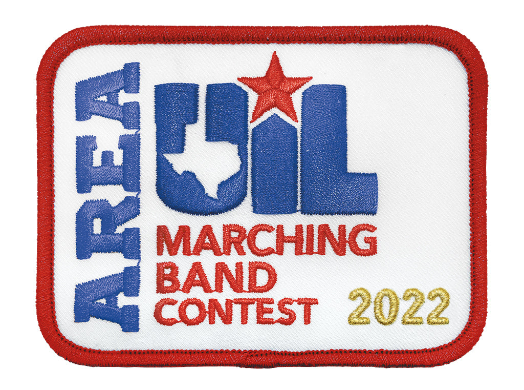 UIL Area Marching Contest Patches