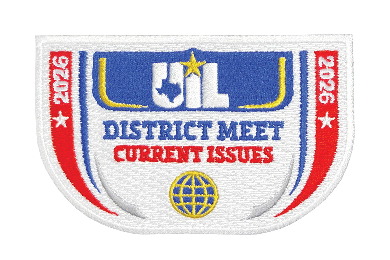 2026, 2025 and 2024 UIL Academic Patches - Events A thru C