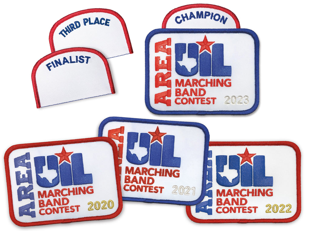 UIL Area Marching Contest Patches Southwest Emblem