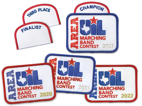 UIL Area Marching Contest Patches