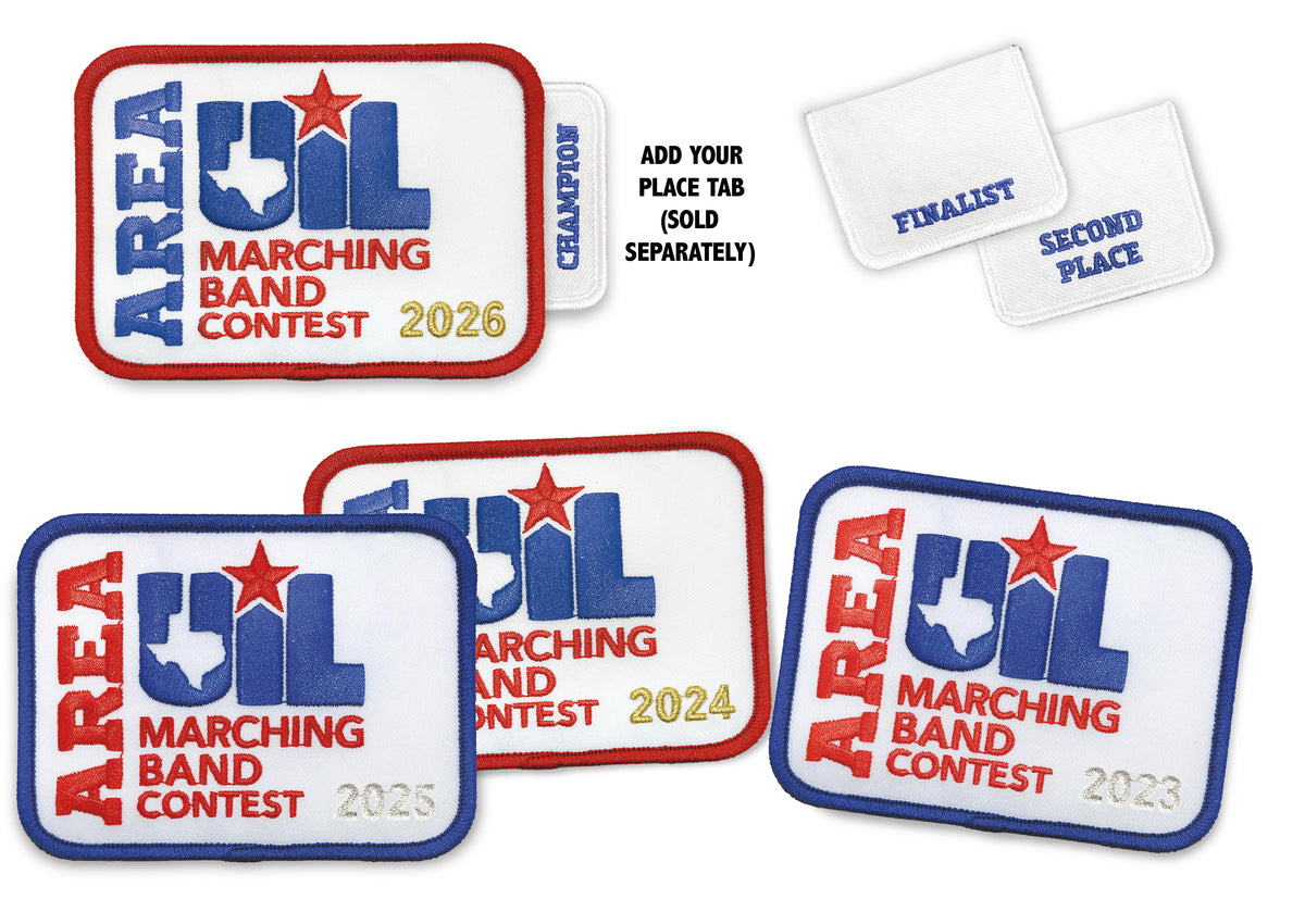 UIL Area Marching Contest Patches