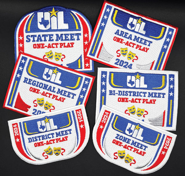 UIL Academic Awards Patches & Placement Tabs Southwest Emblem