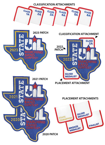 UIL State Marching Band Contest Patch