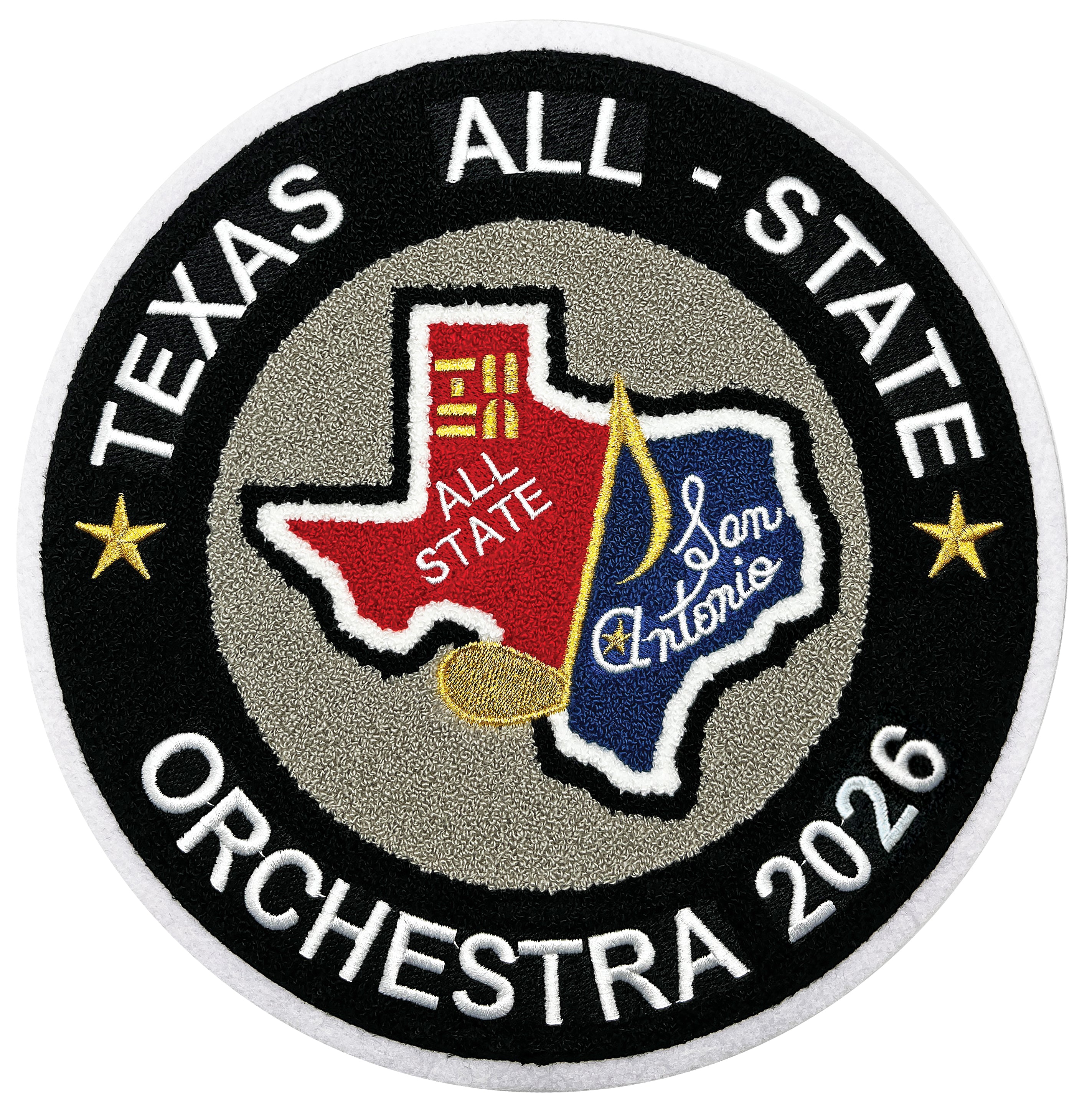 2026 TMEA All-State Patches (Chenille and Embroidered )