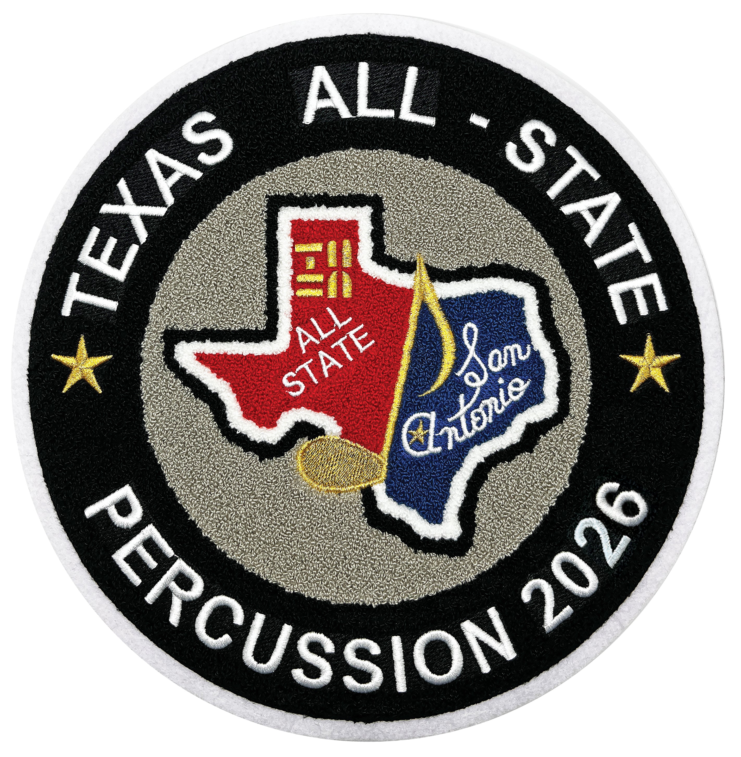 2026 TMEA All-State Patches (Chenille and Embroidered )