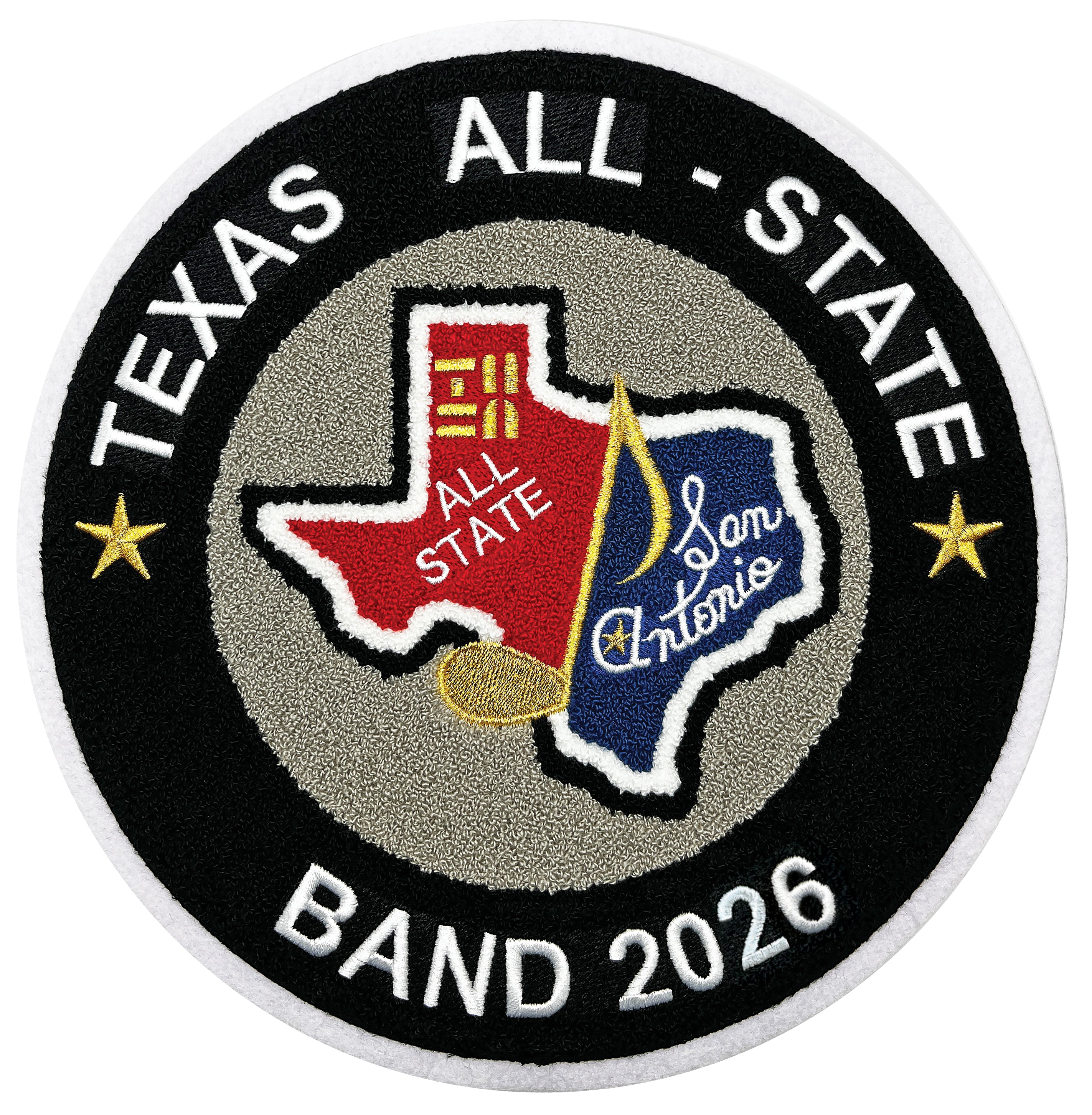 2026 TMEA All-State Patches (Chenille and Embroidered )