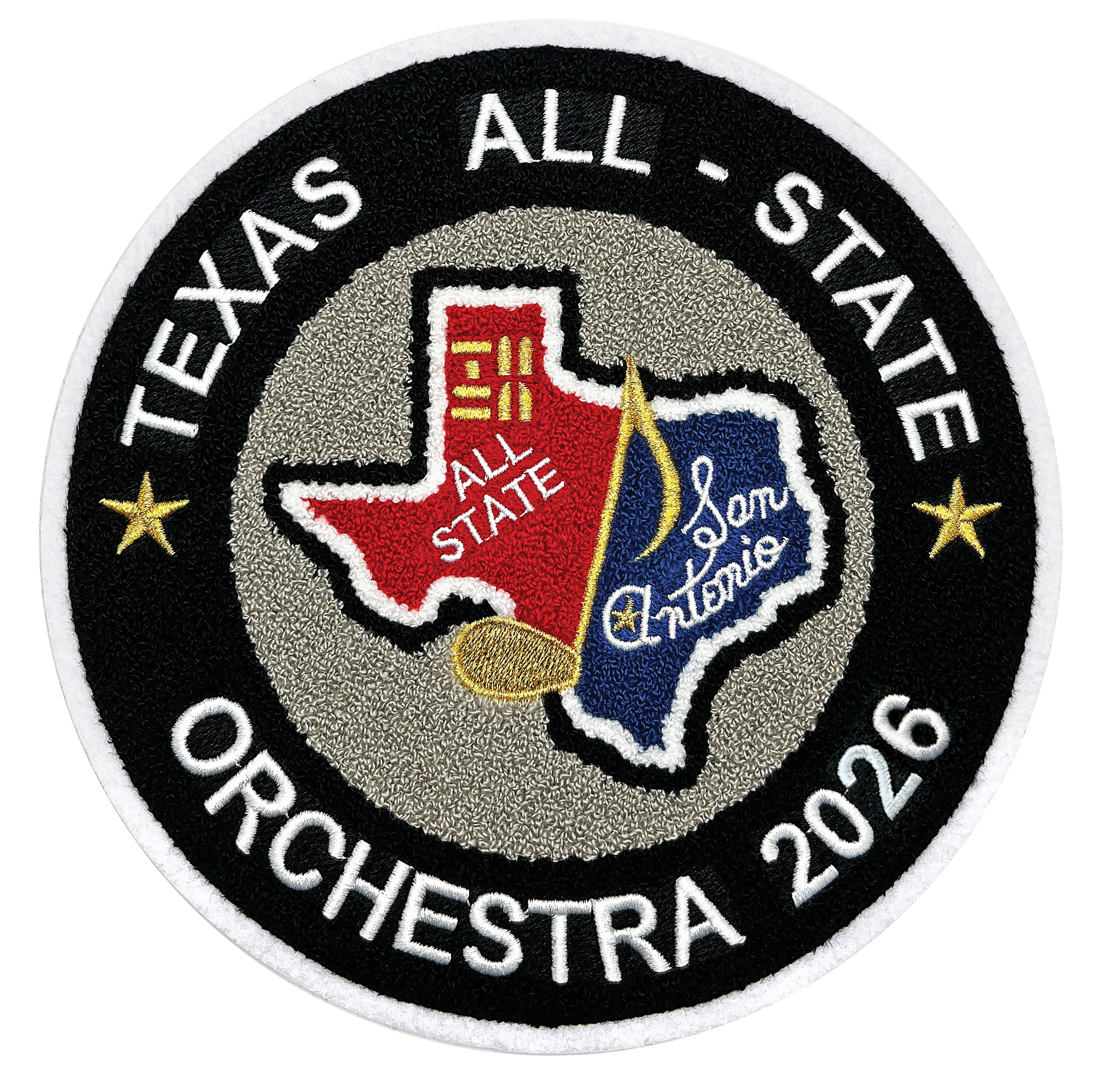 2026 TMEA All-State Patches (Chenille and Embroidered )